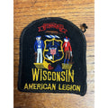 Vintage Wisconsin American Legion Wool Patch 3.75" x 4.5"