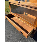 Antique Globe Wernicke 4-Stack barrister Bookshelf Lawyers Cabinet Case