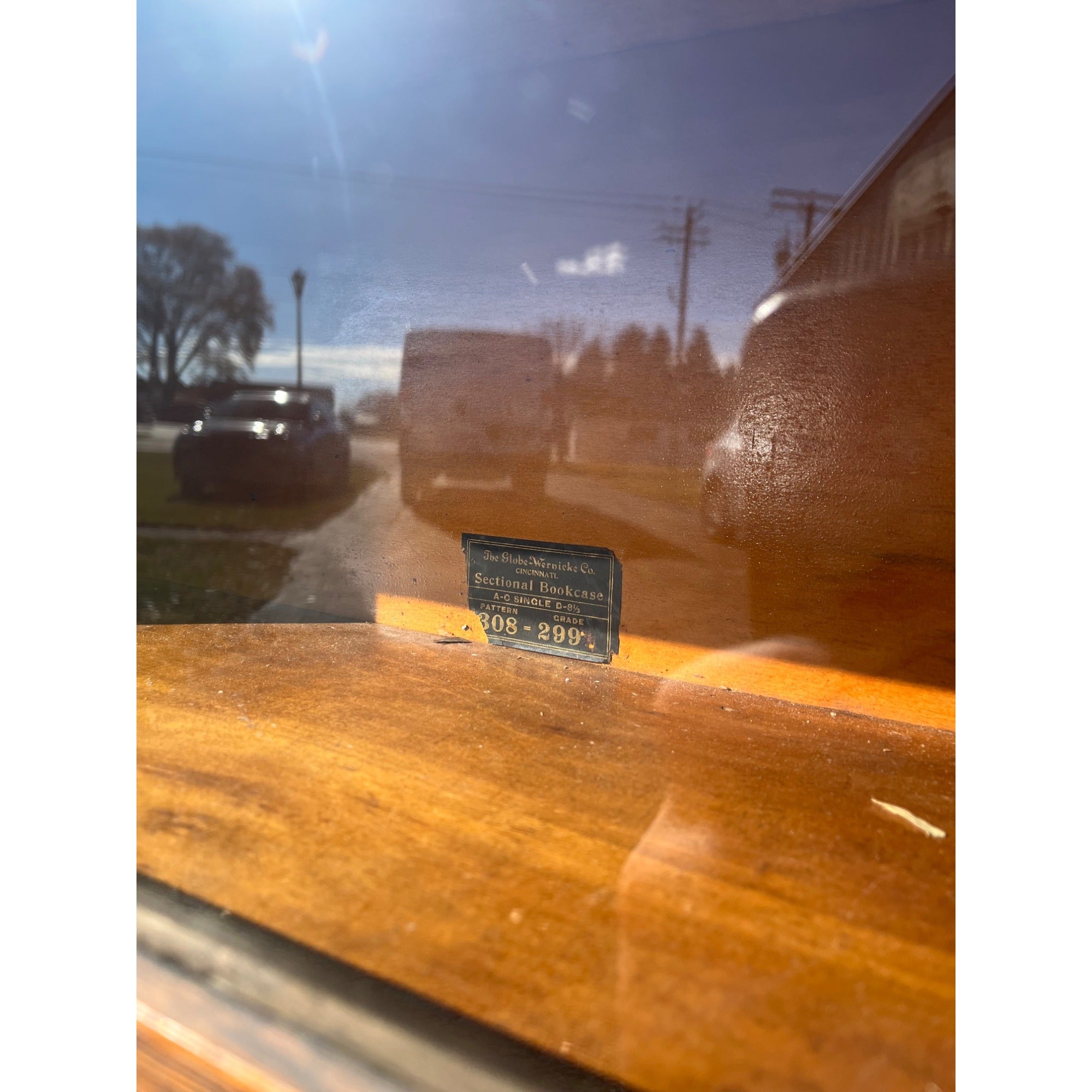 Antique Globe Wernicke 4-Stack barrister Bookshelf Lawyers Cabinet Case