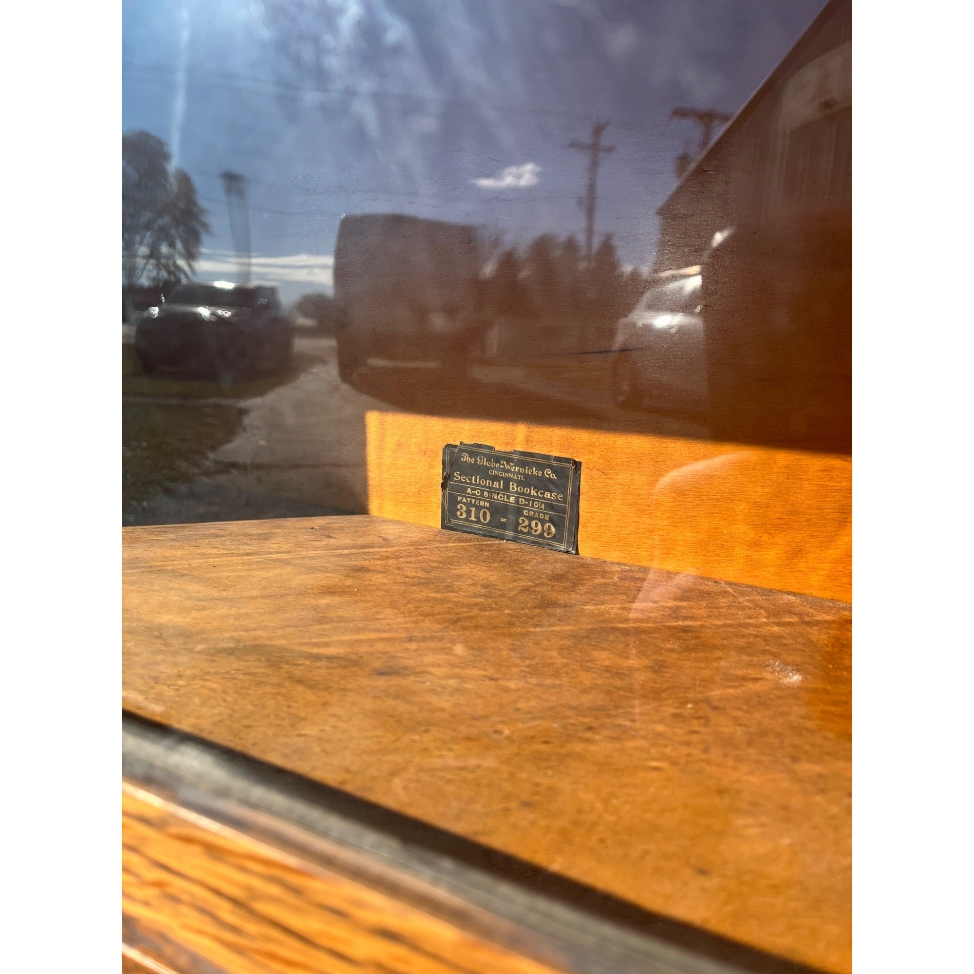 Antique Globe Wernicke 4-Stack barrister Bookshelf Lawyers Cabinet Case