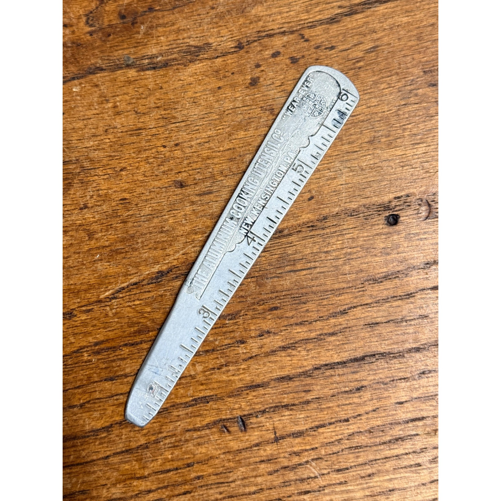 Vintage Letter Opener & Ruler 6" Wear Ever Aluminum Cooking Advertising Pa Usa