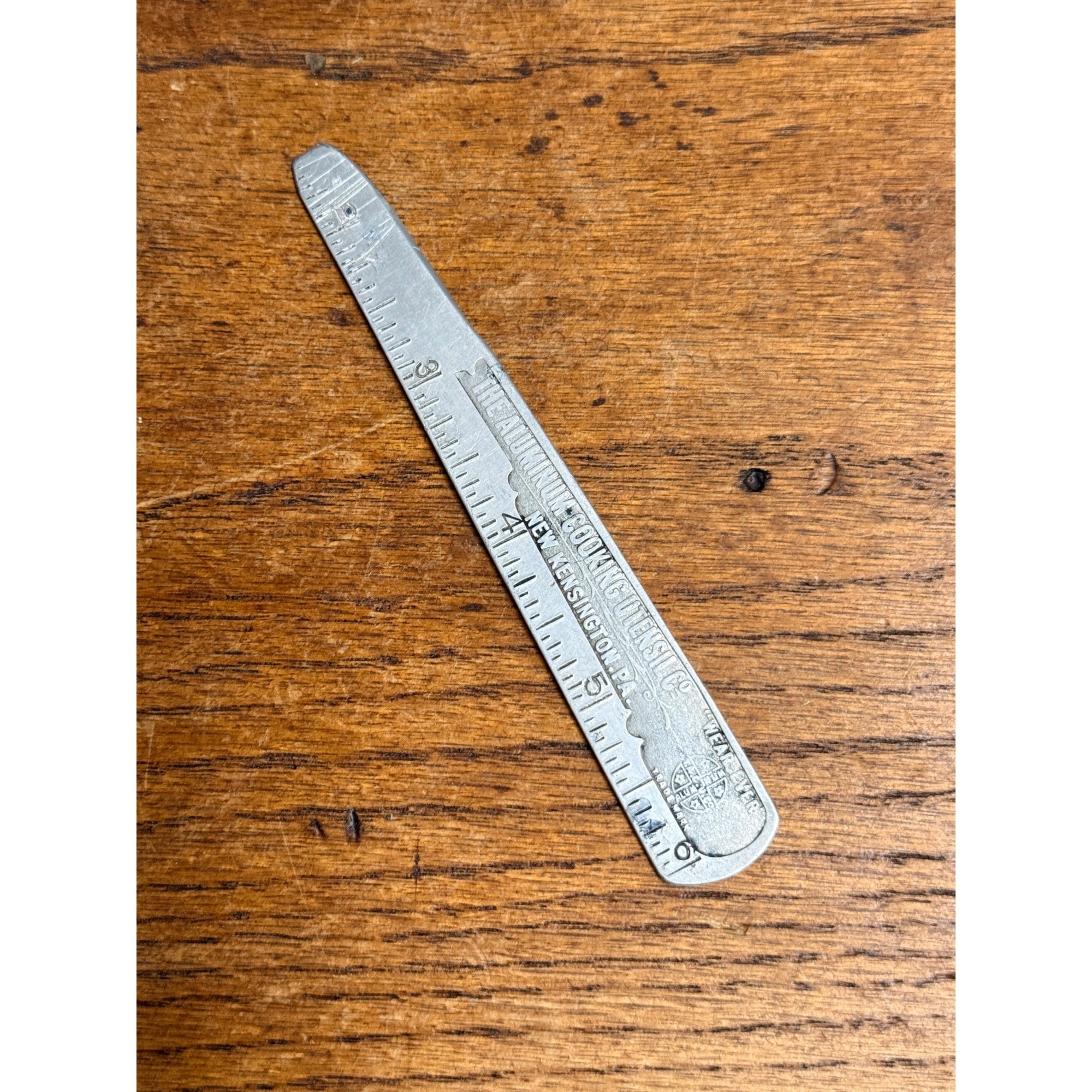 Vintage Letter Opener & Ruler 6" Wear Ever Aluminum Cooking Advertising Pa Usa