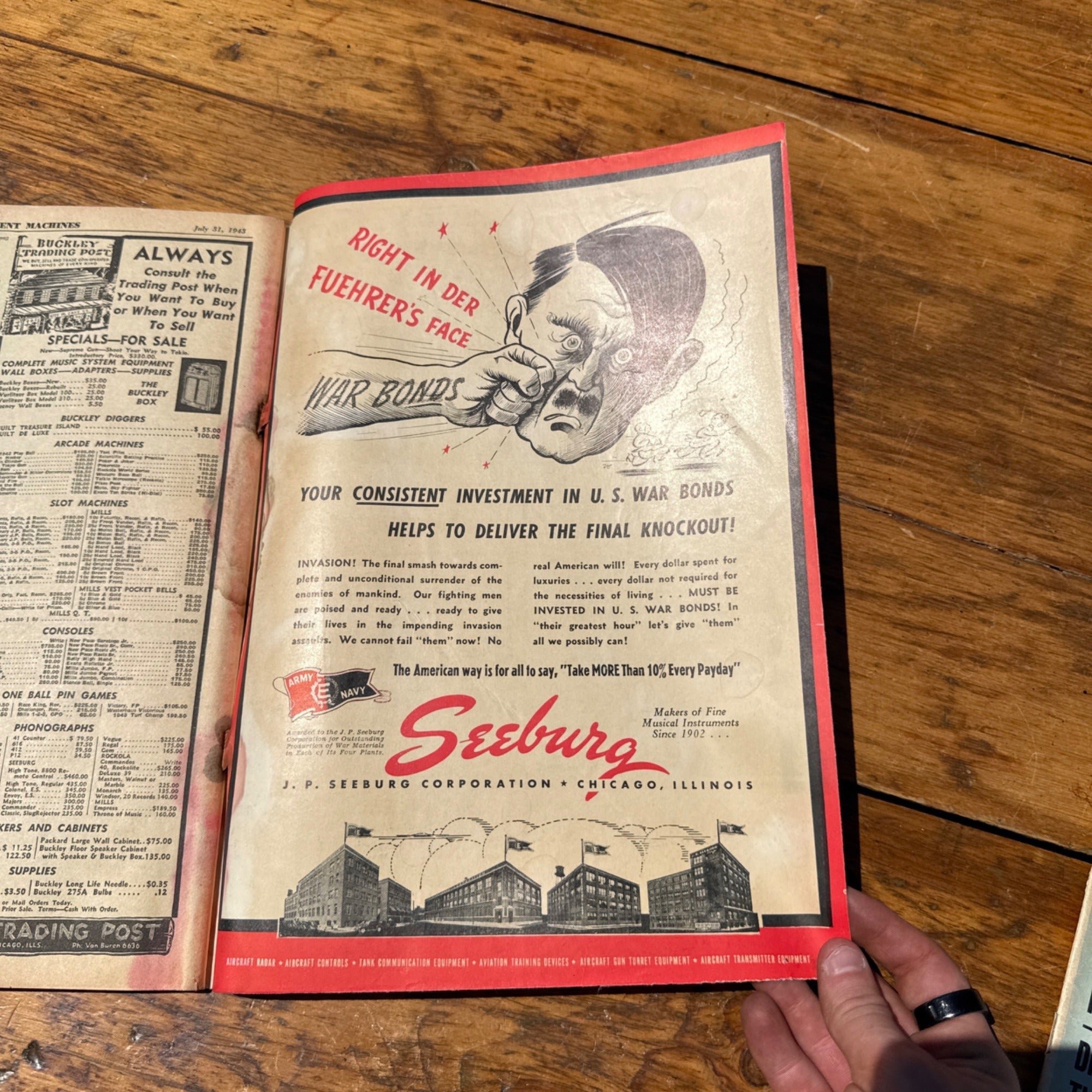 The Billboard Magazine July 31 1943 WWII Fall Special Music Industry Entertainment