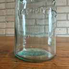 Antique Mason's improved Patented May 10th 1870 Canning Jar Blue - No Lid