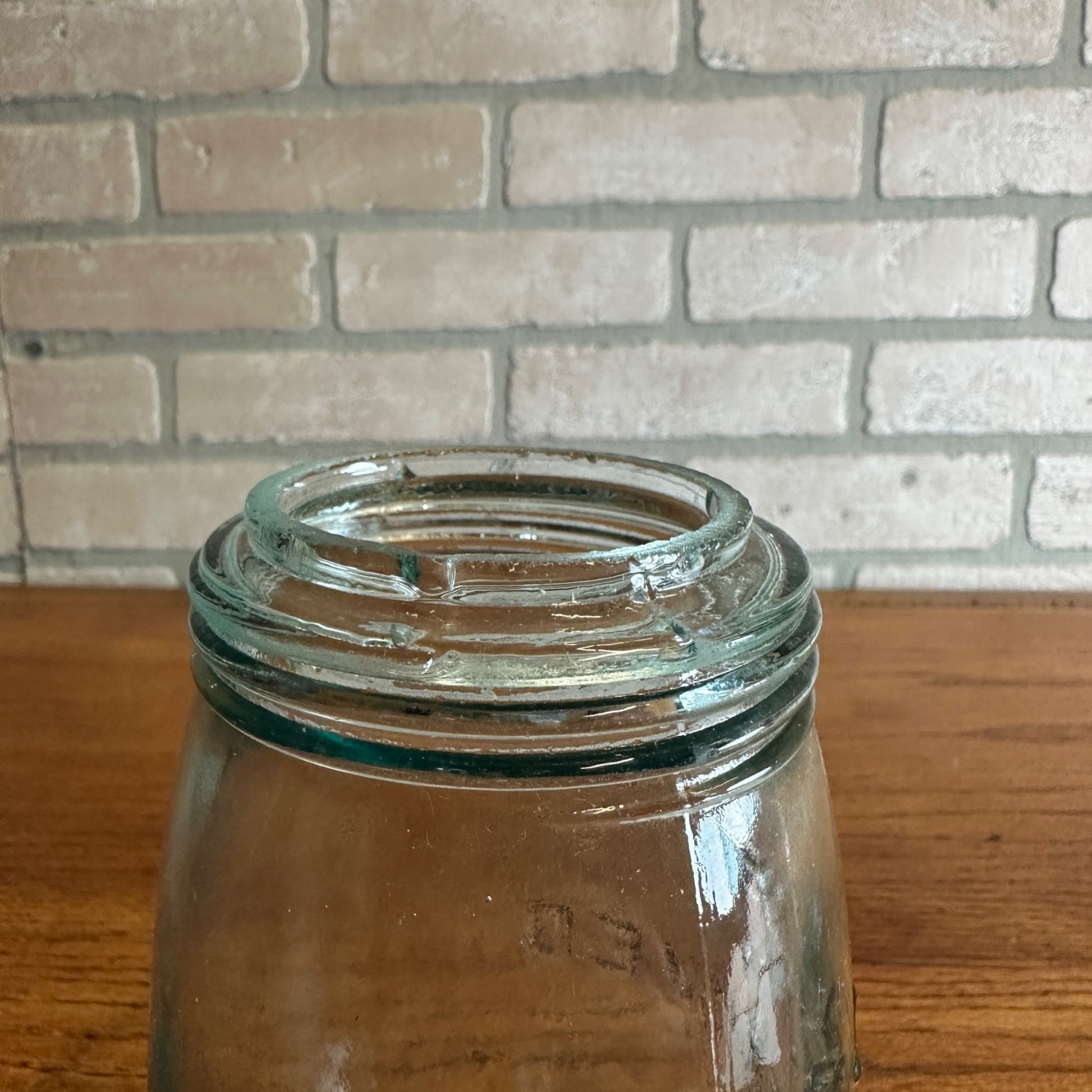 Antique Mason's improved Patented May 10th 1870 Canning Jar Blue - No Lid