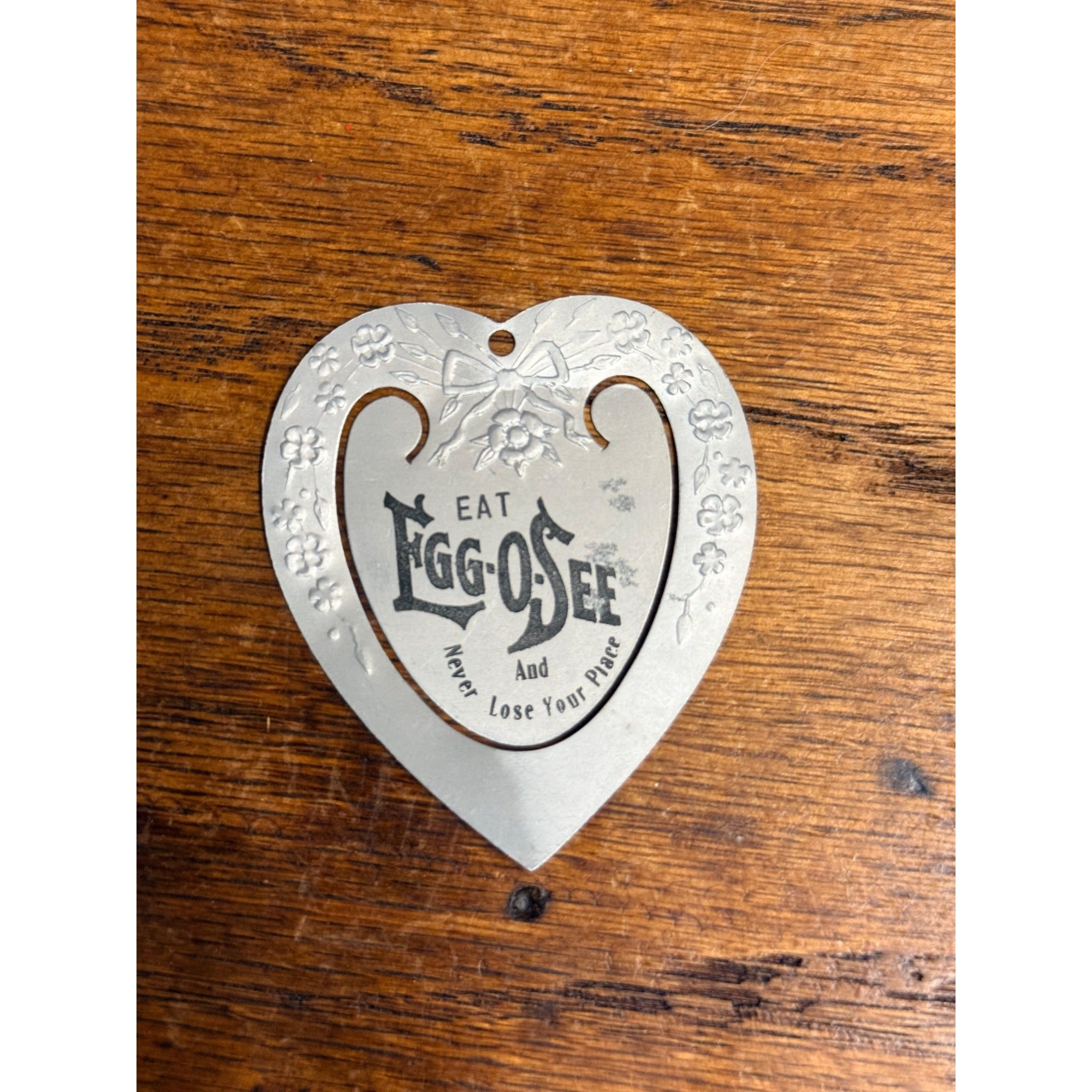Vintage 1900s Eat Egg-O-See Advertising Bookmark Cereal Country Store Premium