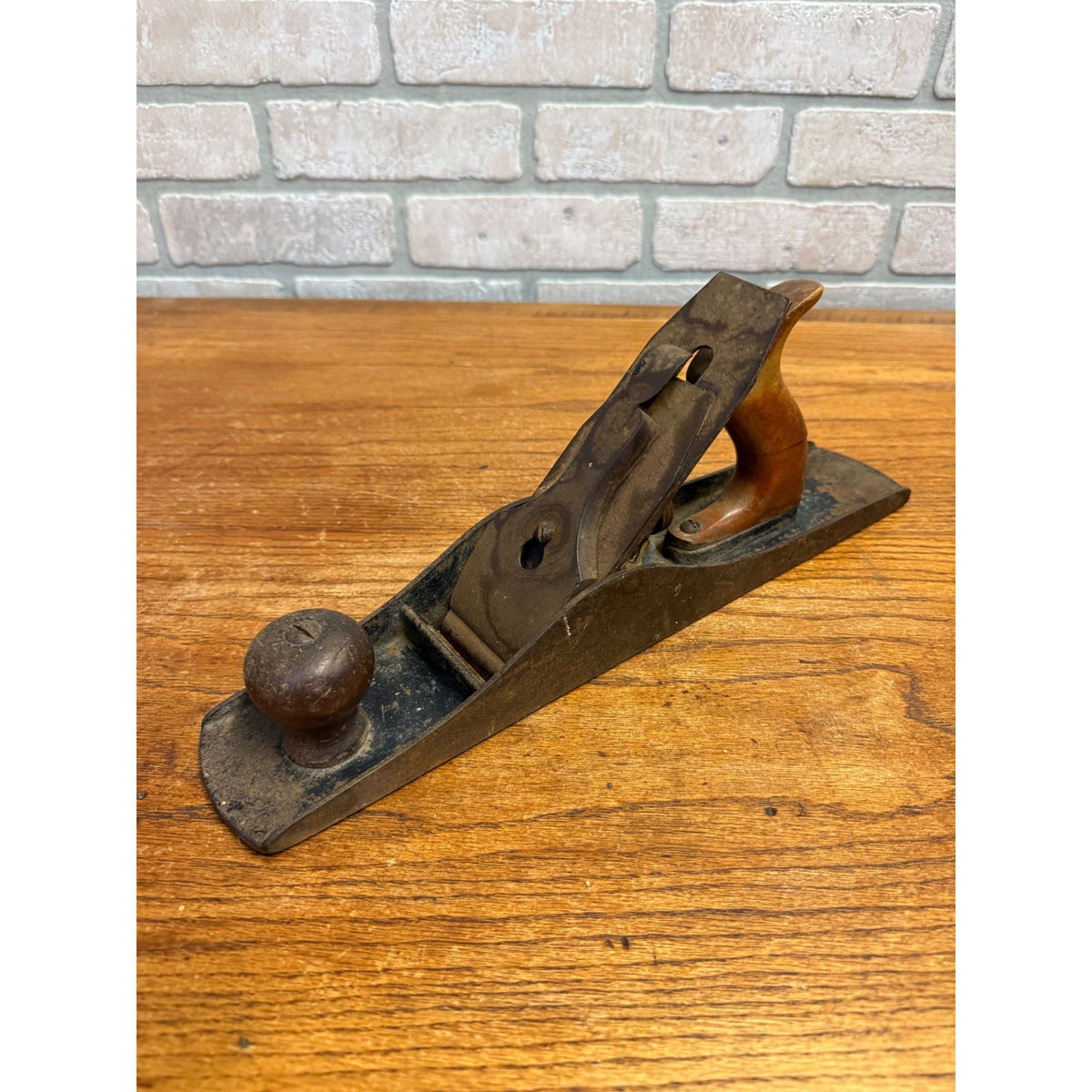 Vintage Woodworking Plane Steel Grooved 14-1/2" Long Unmarked