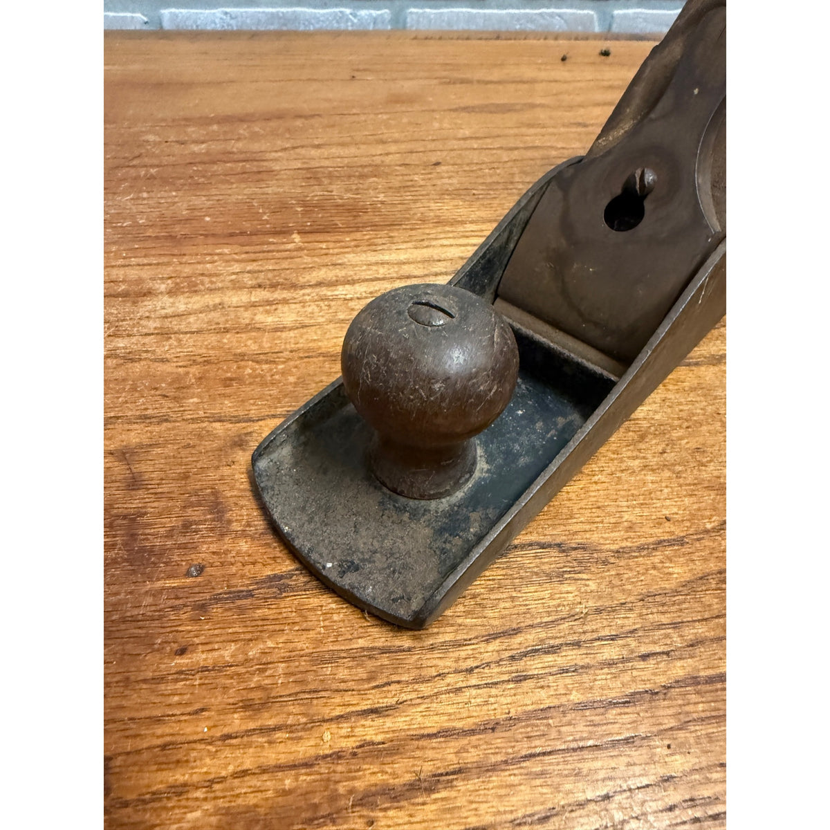 Vintage Woodworking Plane Steel Grooved 14-1/2" Long Unmarked