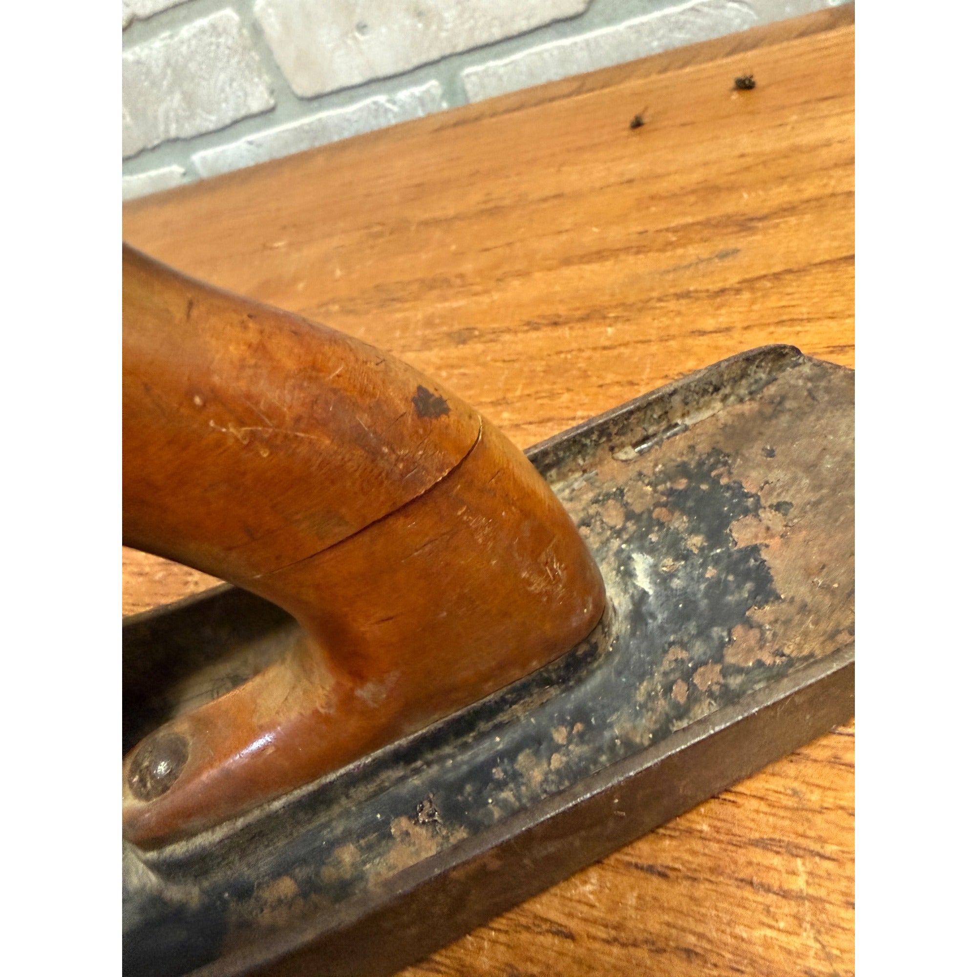 Vintage Woodworking Plane Steel Grooved 14-1/2" Long Unmarked