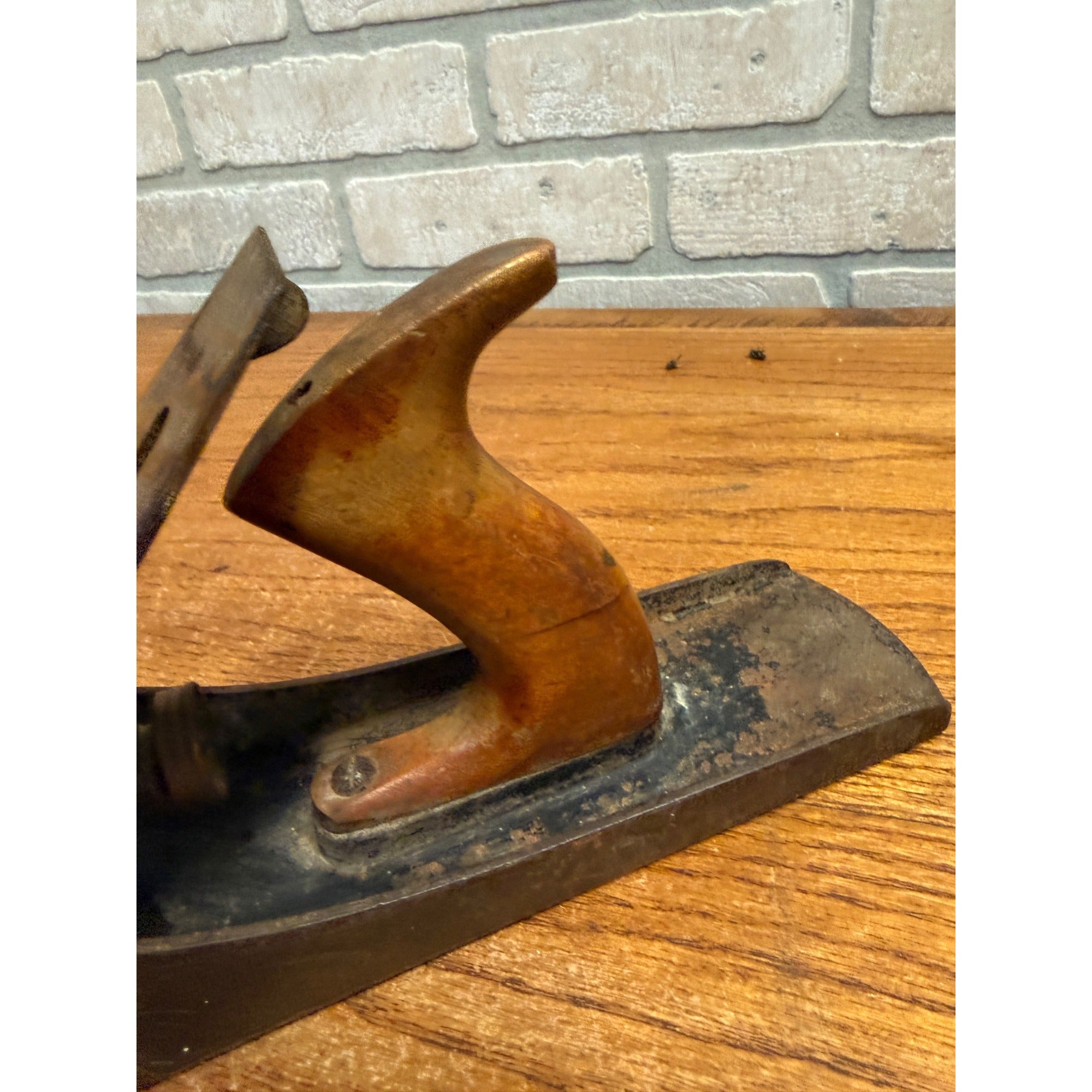 Vintage Woodworking Plane Steel Grooved 14-1/2" Long Unmarked