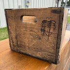 RARE Vintage Jung Old Country Beer Crate Random Lake Wisconsin Wis WI