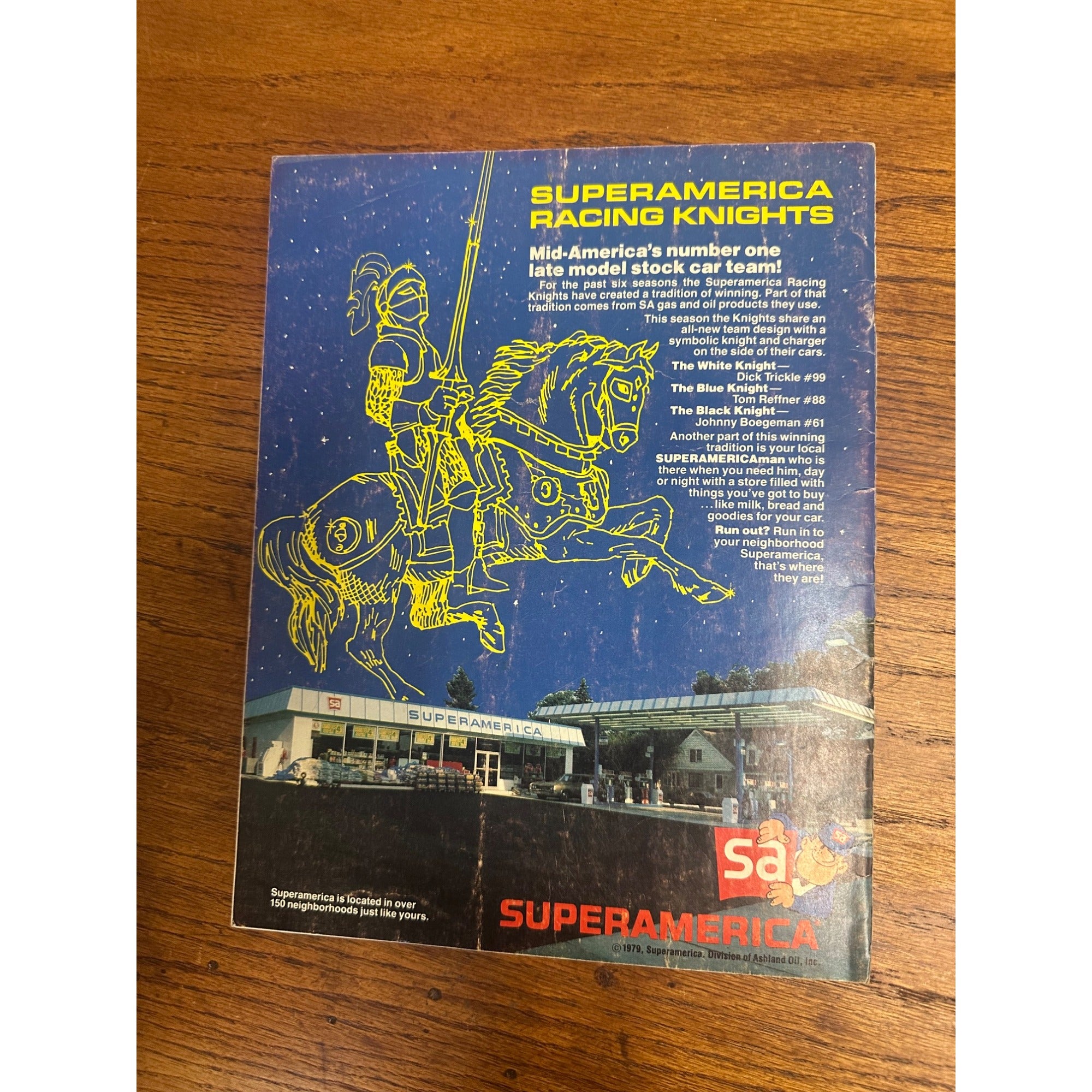 1979 SuperAmerica 150 Stock Car Race National Championship Souvenir Program Wisconsin