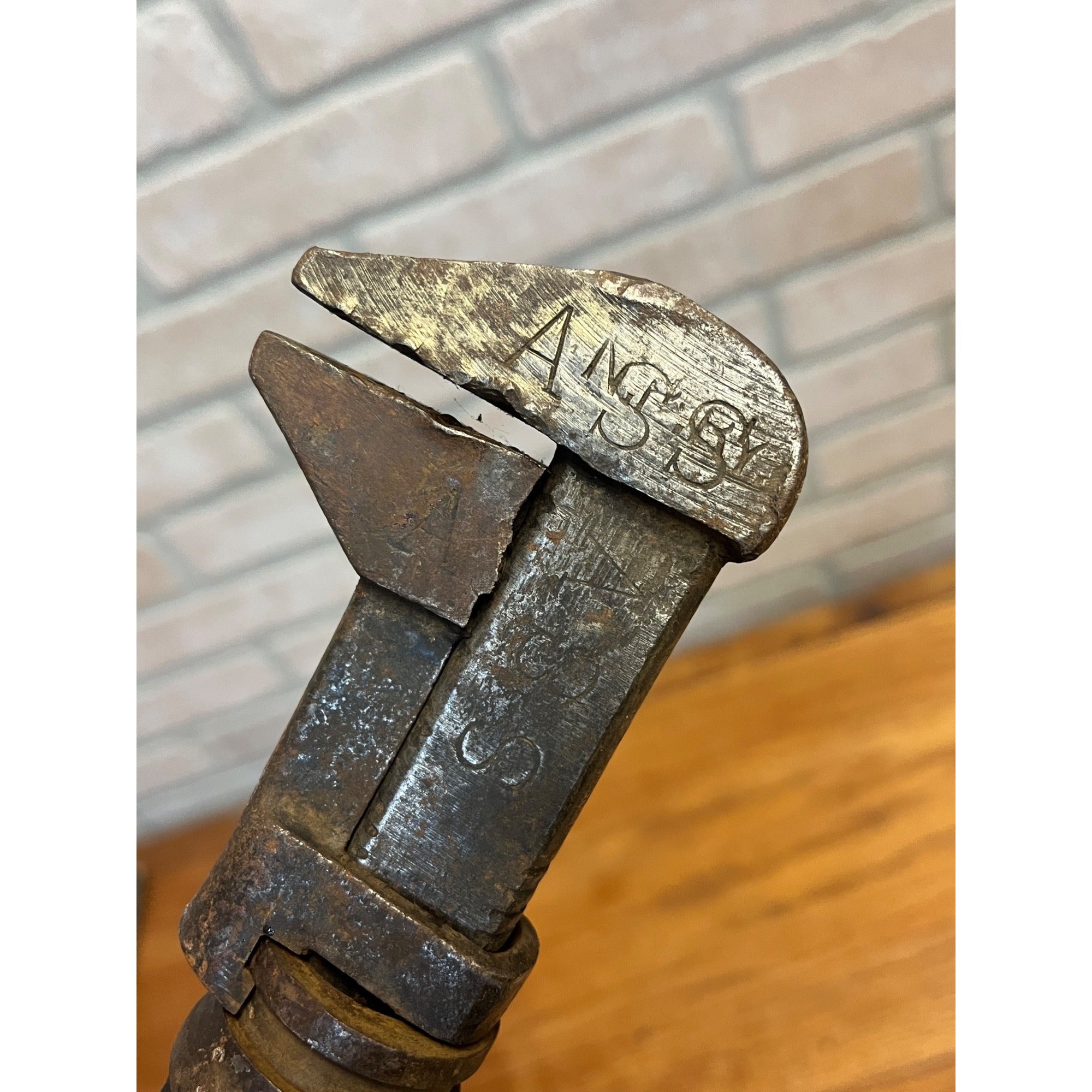 Antique Northern Pacific Railway NP RY Railroad RR  Adjustable Wrench - As-Is