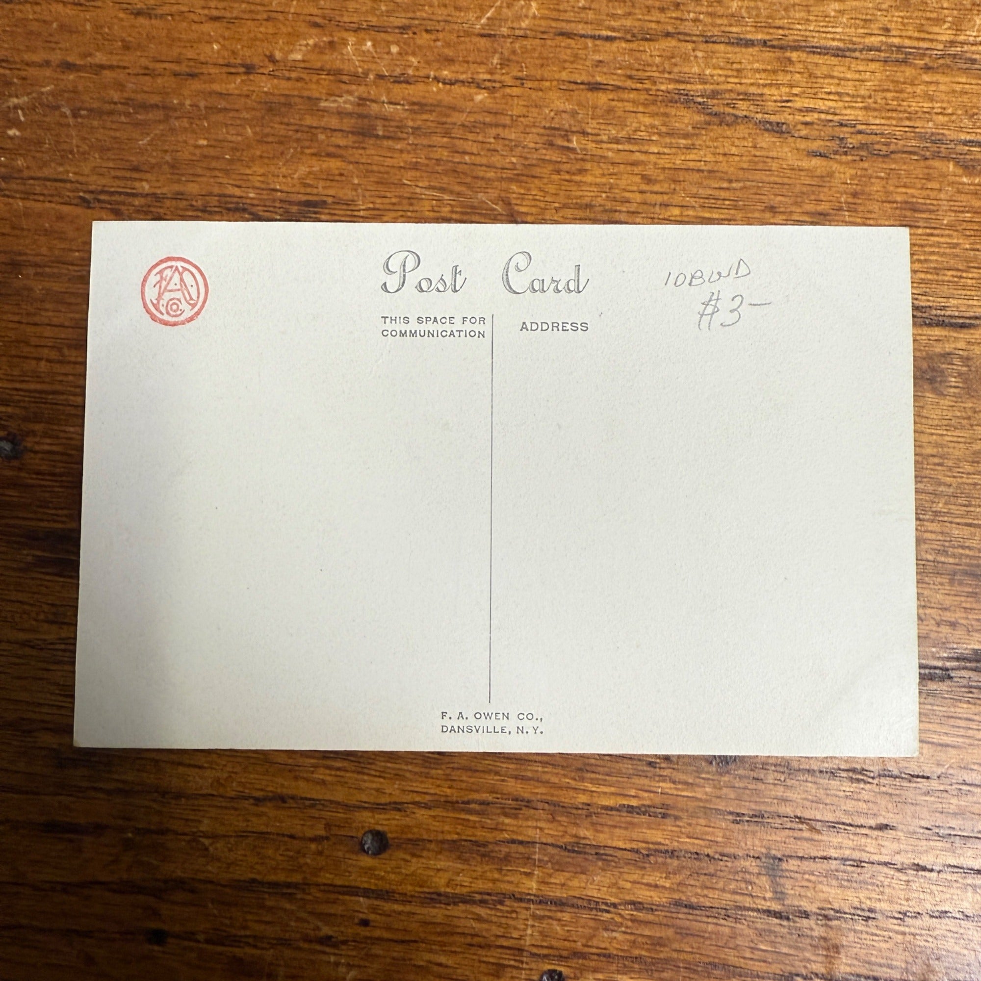 JOL's in Pumpkin Patch~ Halloween Thanksgiving Postcard~ F. A. Owen No. 800-z65