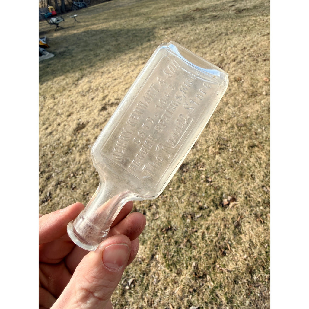 1890s Kephart Berrien Springs Michigan Mich MI Pharmacy Medicine Druggist Bottle