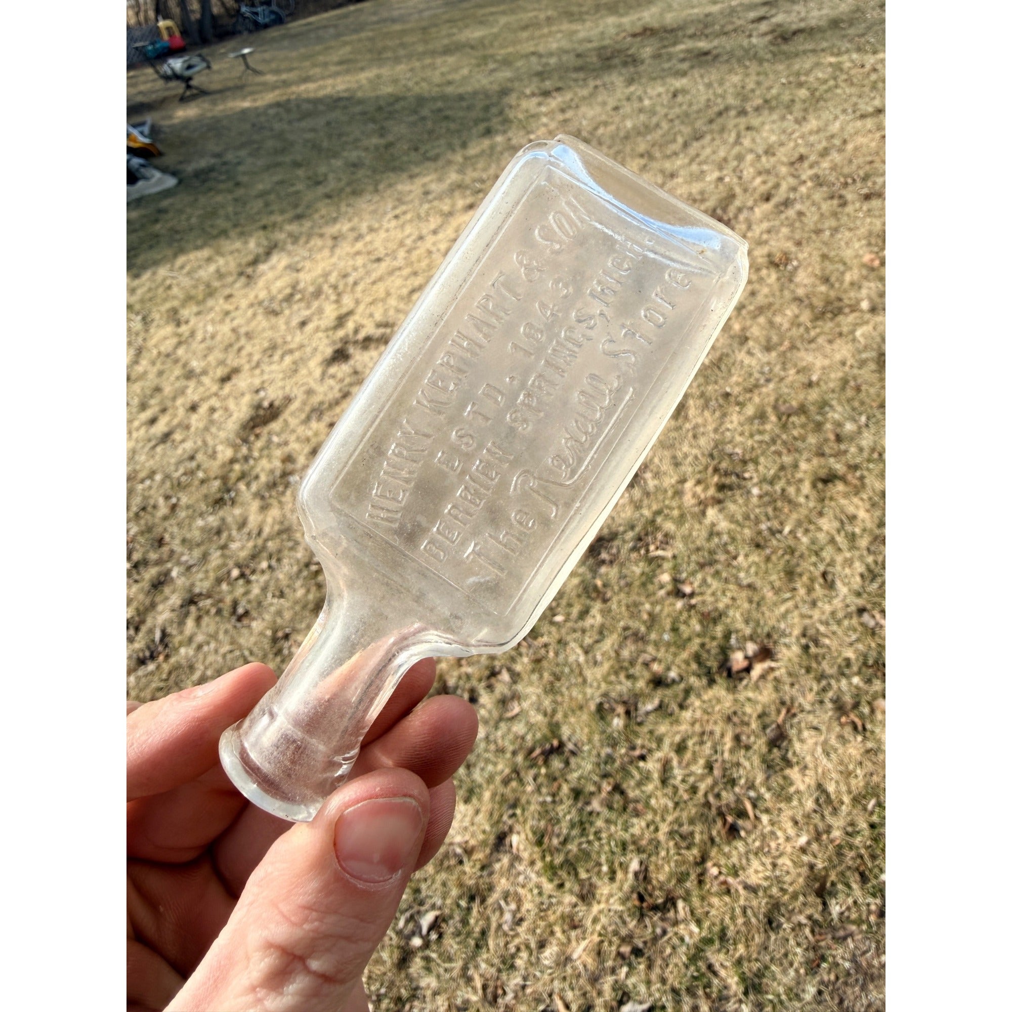 1890s Kephart Berrien Springs Michigan Mich MI Pharmacy Medicine Druggist Bottle