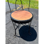 Miniature Children's Ice Cream Table & Chair Set Wire Chairs