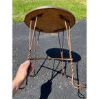 Miniature Children's Ice Cream Table & Chair Set Wire Chairs