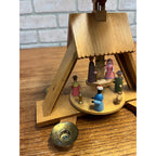 Vintage Erzgebirge Expertic Christmas Candle Pyramid Spinner German