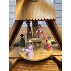 Vintage Erzgebirge Expertic Christmas Candle Pyramid Spinner German
