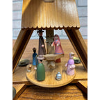 Vintage Erzgebirge Expertic Christmas Candle Pyramid Spinner German