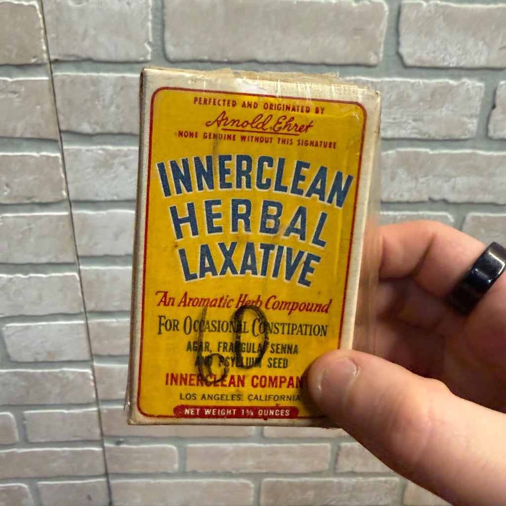 Full Medicine Box Innerclean Herbal Laxative Herb Arnold Ehret Los Angeles Ca