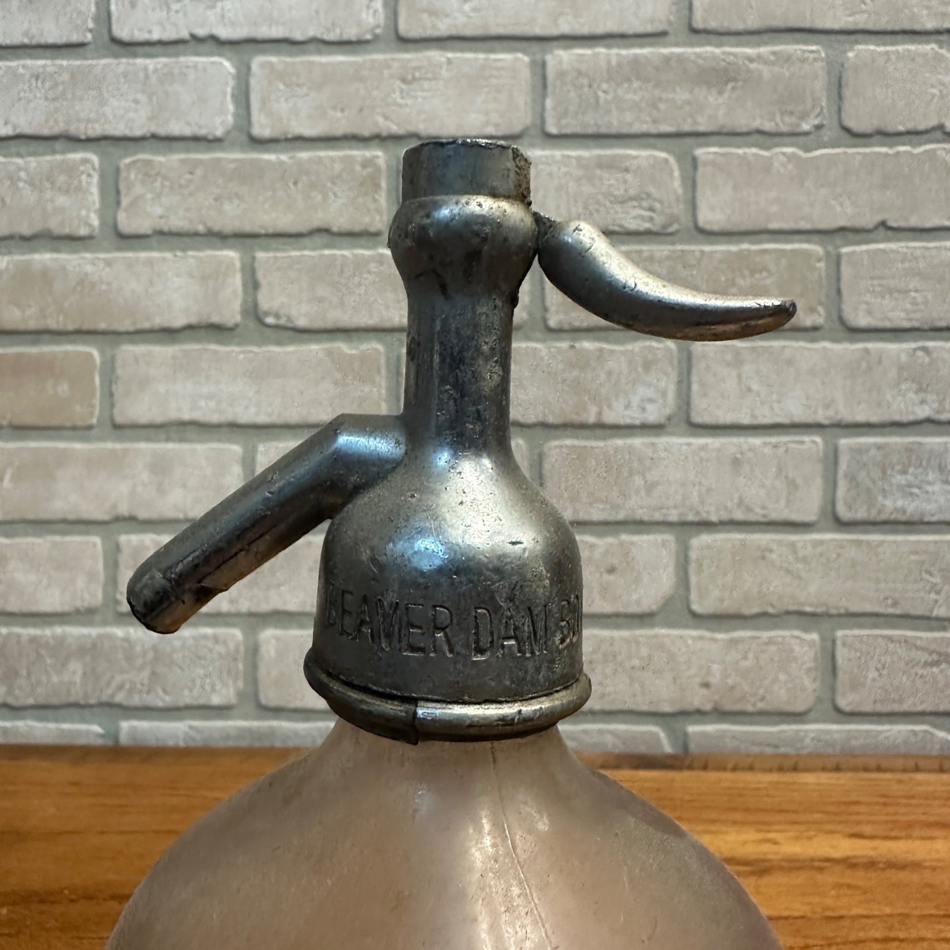 Vintage Seltzer Soda Water Bottle Glen Rose Beaver Dam Wisconsin Red