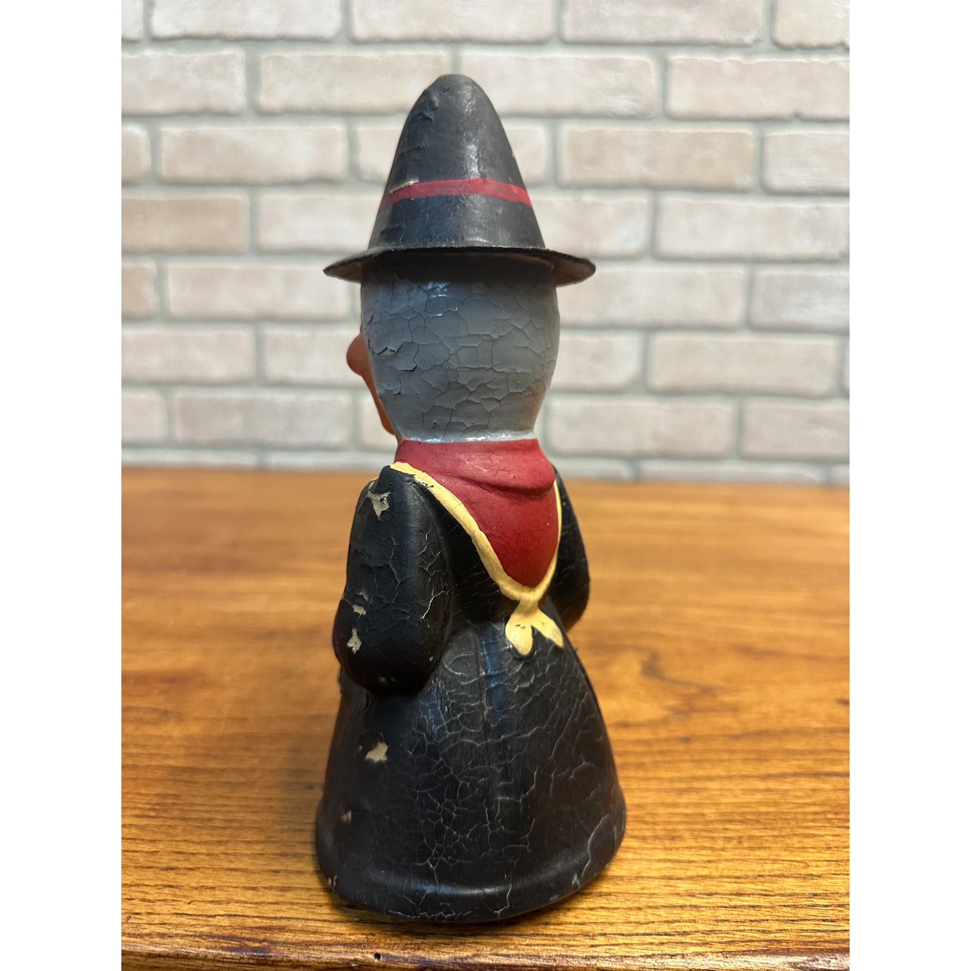 Vintage 1930s Halloween Witch Candy Container German 8.5" Tall
