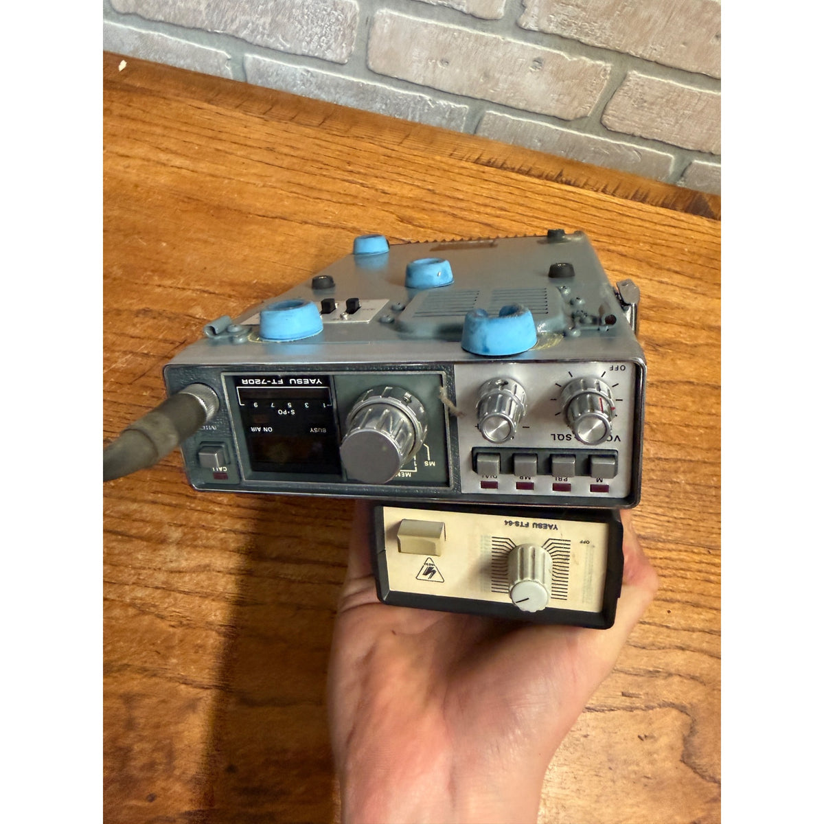 Vintage Yaesu FT-720R VHF UHF Ham Radio Transceiver w FTS-64 Tone Squelch