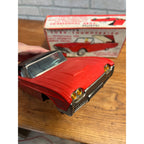 Vintage Cragstan Toy Ford Thunderbird Convertible With Retractable Top Battery-Powered Remote Control Car Japan