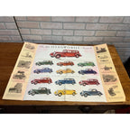 1933 OLDSMOBILE "6 and 8" Car Dealer Showroom Sales Fold-Out Poster Brochure