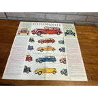 1933 OLDSMOBILE "6 and 8" Car Dealer Showroom Sales Fold-Out Poster Brochure