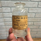 Vintage Liniment Henry Stulik Chicago Pharmacy Apothecary Bottle Jar
