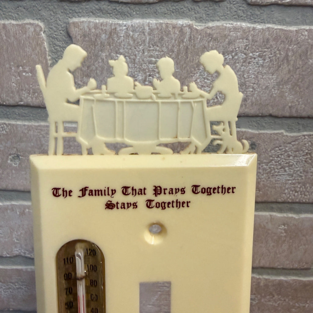 Vintage Family Praying Light Switch Cover Advertising Scotland South Dakota