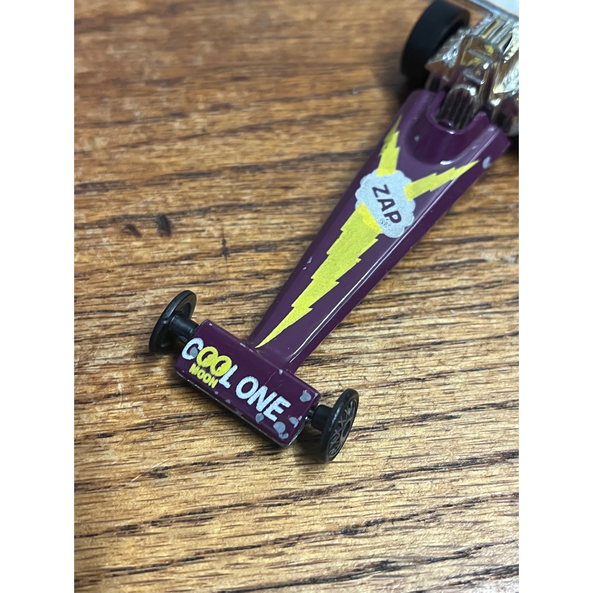 Vintage 1975 Hot Wheels Redline Zap Cool One Dragster Plum Purple - Clean