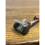 Vintage 1975 Hot Wheels Redline Zap Cool One Dragster Plum Purple - Clean