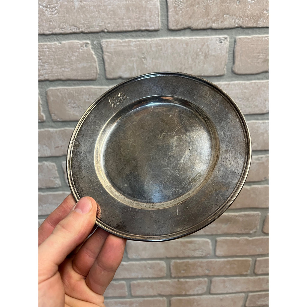 Towle Sterling 5405 Silver Bread Plate 6" Monogram - Scrap 96 Grams