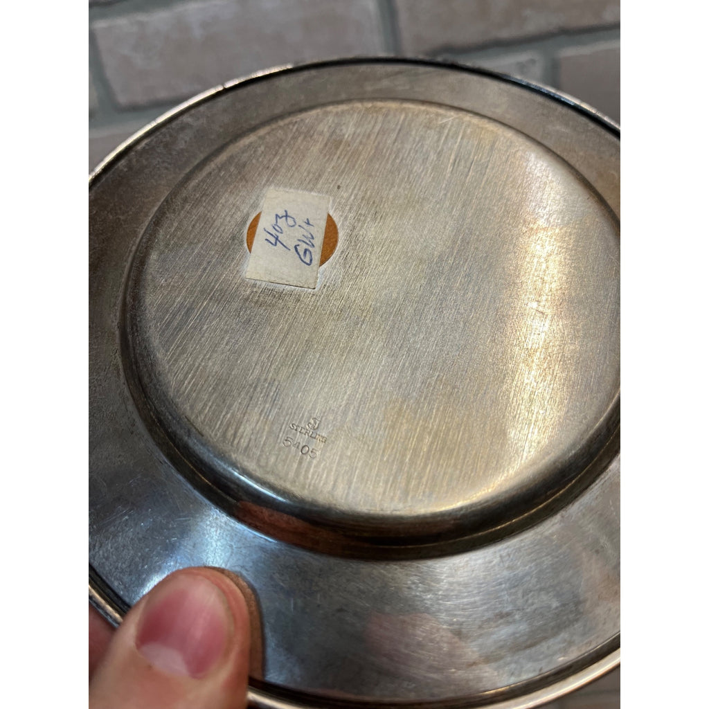 Towle Sterling 5405 Silver Bread Plate 6" Monogram - Scrap 96 Grams