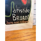 After Henri de Toulouse-Lautrec (French 1864 - 1901) Aristide Bruant dans son cabaret Print, Frame