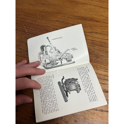 RARE Vintage 1920s Cleveland Motorcycle Mfg Co. Instruction Manual Booklet Guide