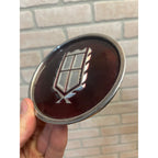 Vintage 1960s Chrome LINCOLN MERCURY Car Auto Hub Cap Center Emblem Metal