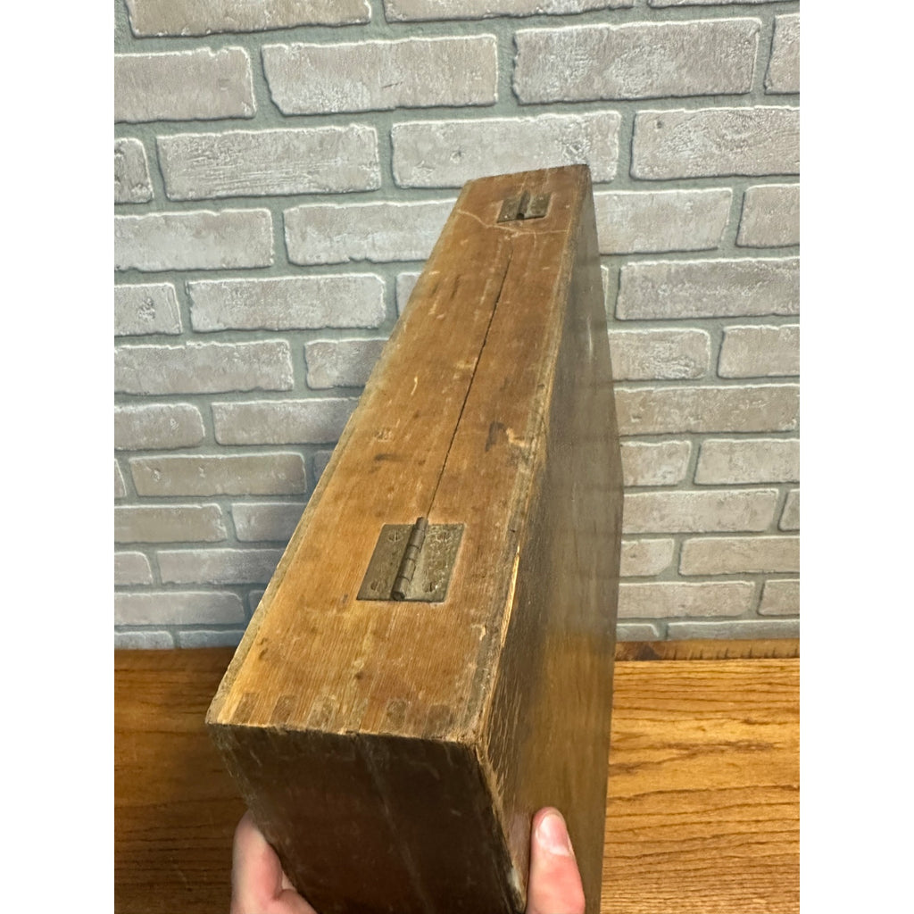 Vintage Standard Gage Company Micrometer Poughkeepsie NY Dovetail BOX ONLY