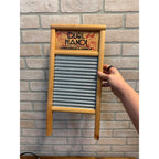Vintage Dubl Handi Pail Size No. 2133 Tin Washboard Columbus Washboard Co. Columbus, Ohio