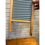Vintage Dubl Handi Pail Size No. 2133 Tin Washboard Columbus Washboard Co. Columbus, Ohio