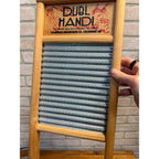 Vintage Dubl Handi Pail Size No. 2133 Tin Washboard Columbus Washboard Co. Columbus, Ohio