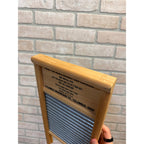 Vintage Dubl Handi Pail Size No. 2133 Tin Washboard Columbus Washboard Co. Columbus, Ohio