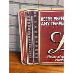 Vintage Leinenkugels Beer Thermometer Sig Indian Maiden Chippewa Falls