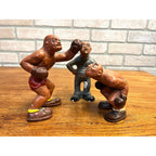 Vintage 1940s Lafayette Rittgers Chalkware Figures Statues Sculptures Lot (3)