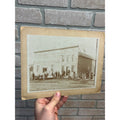 Original 1900s Curtiss Wisconsin Hall & Saloon Cabinet Photo Tavern Clark County