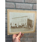 Original 1900s Curtiss Wisconsin Hall & Saloon Cabinet Photo Tavern Clark County